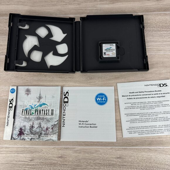 Final Fantasy III Nintendo DS 2006 Complete w/ Case Manual Tested - Picture 5 of 5